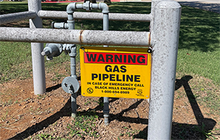 Natural Gas Sign